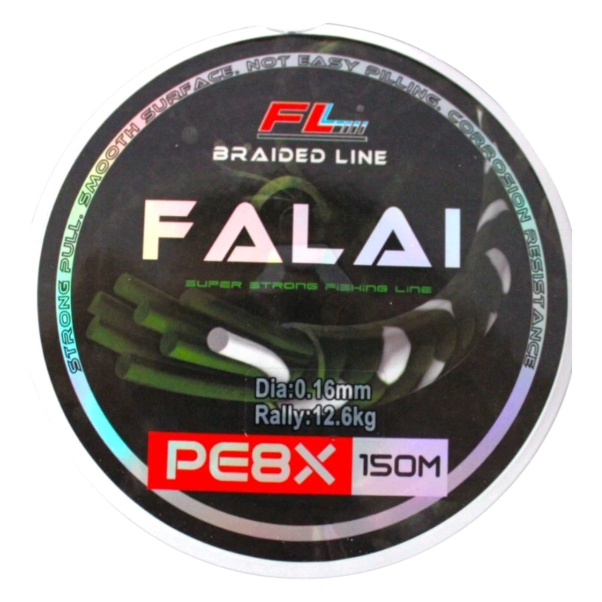 8-Fach Geflochtene Angelschnur 150m FL FALAI PE Braid verschiedene Durchmesser