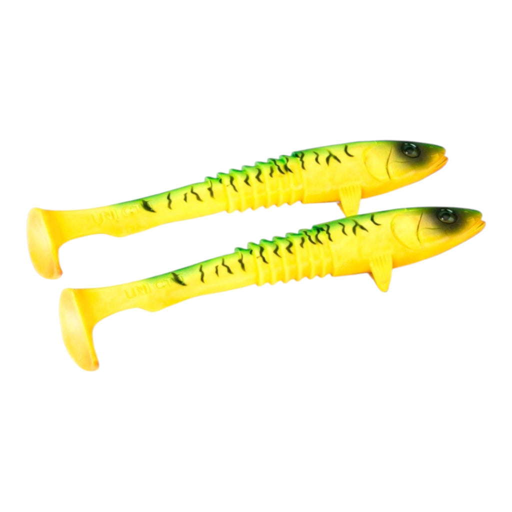 Welsköder 20cm Gummifisch 2x Uni Cat Goon Fish Shad für Waller Hecht