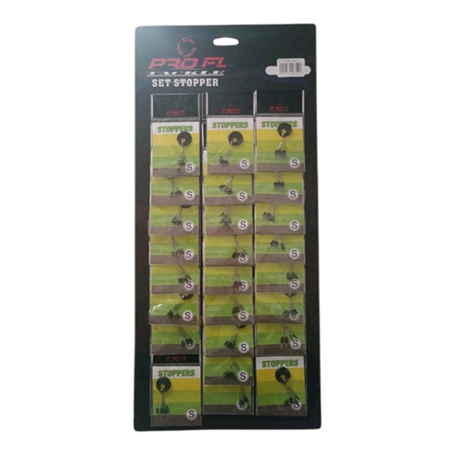 150x Schnurstopper Gr. S Schwarz Posenstopper Set Angeln 25x Pack