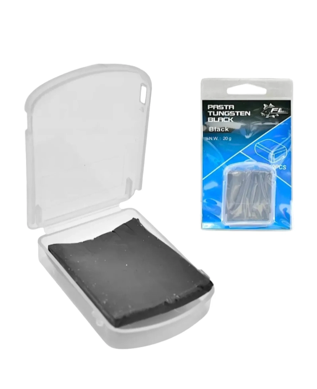 Tungsten Knetblei 20g Wolfram Knetblei weich formbar Angelblei Forelle Barsch