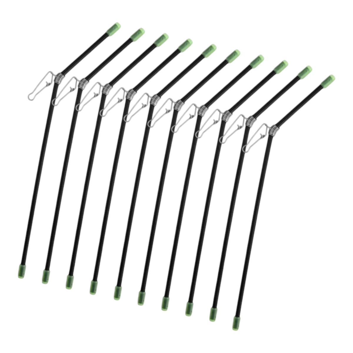 10x Anti Tangle Boom Feeder Arm mit Karabiner 15–25cm Karpfen Feeder Zubehör