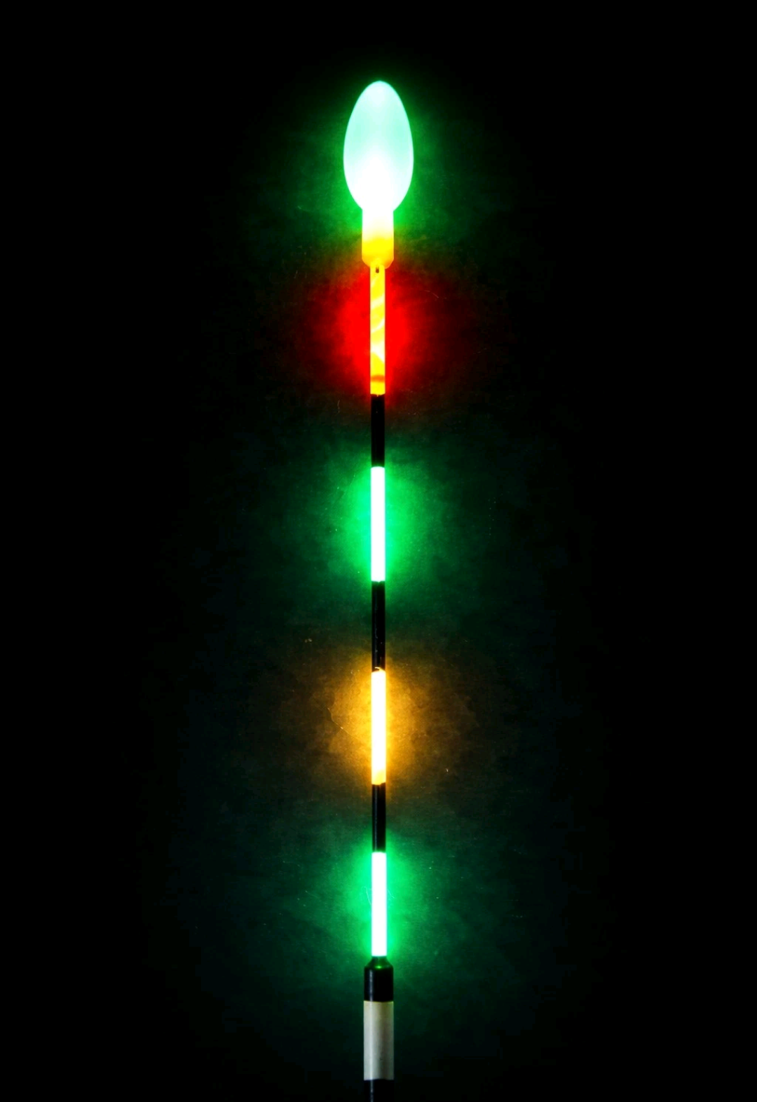 LED Leuchtpose Nachtangeln inkl. Batterie 2–6g | extrem hell | Angelpose