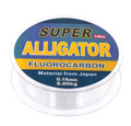 Super Alligator Fluorocarbon Angelschnur 150m FC Vorfach Barsch Zander Hecht