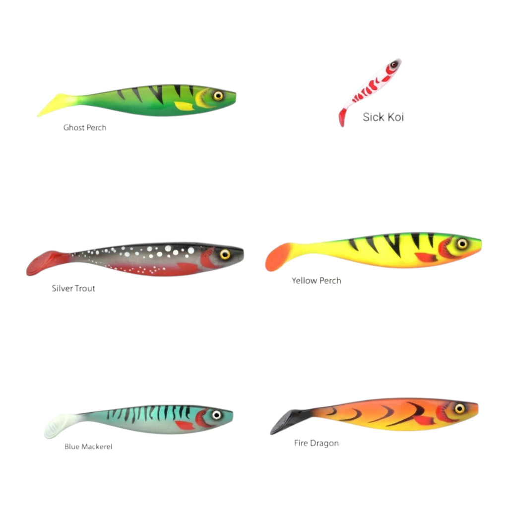 SPRO Wob Shad 2.0 Gummifisch 12cm 15cm Zander Hecht Barsch Softbait Köder
