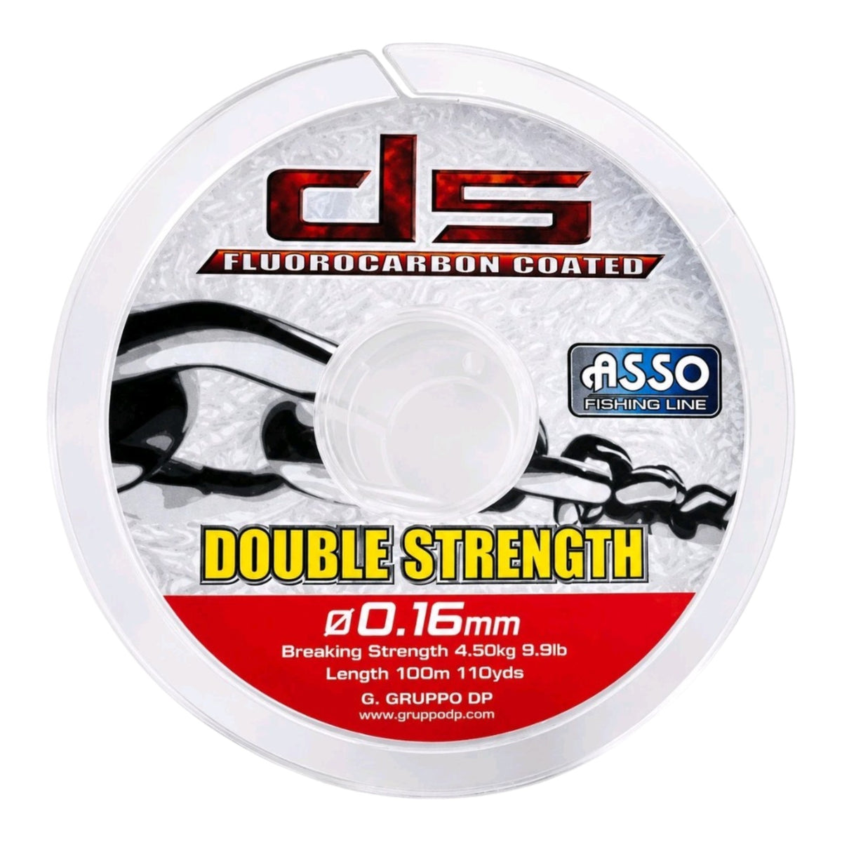 ASSO DS 0,16mm 100m – Double Strength Fluorocarbon Coated Schnur