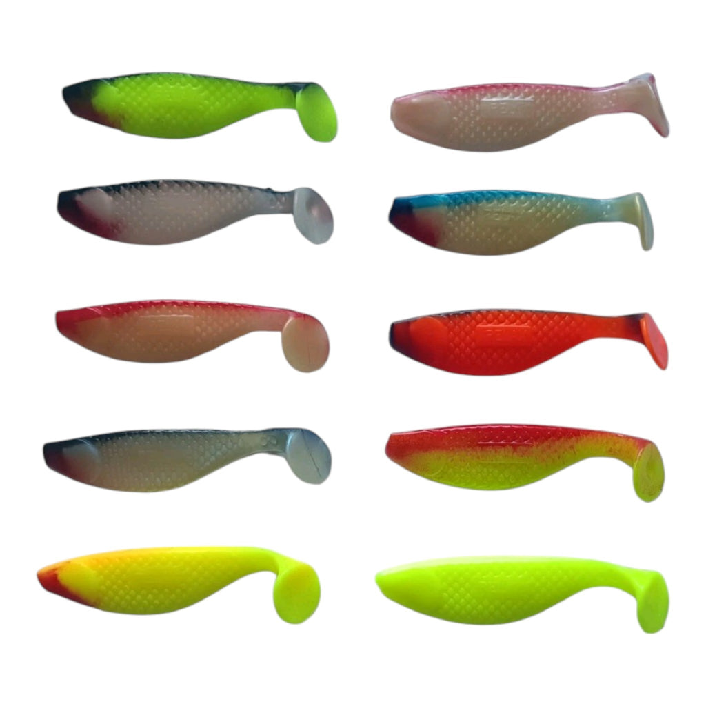 Relax Aqua 4" Gummifisch 10cm  Barsch Zander Hecht ,Angelzubehör