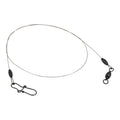 Sänger 1x7 Stahlvorfach Spin Rig mit Wirbel & Snap – Hechtvorfach 30–70cm 6–15kg