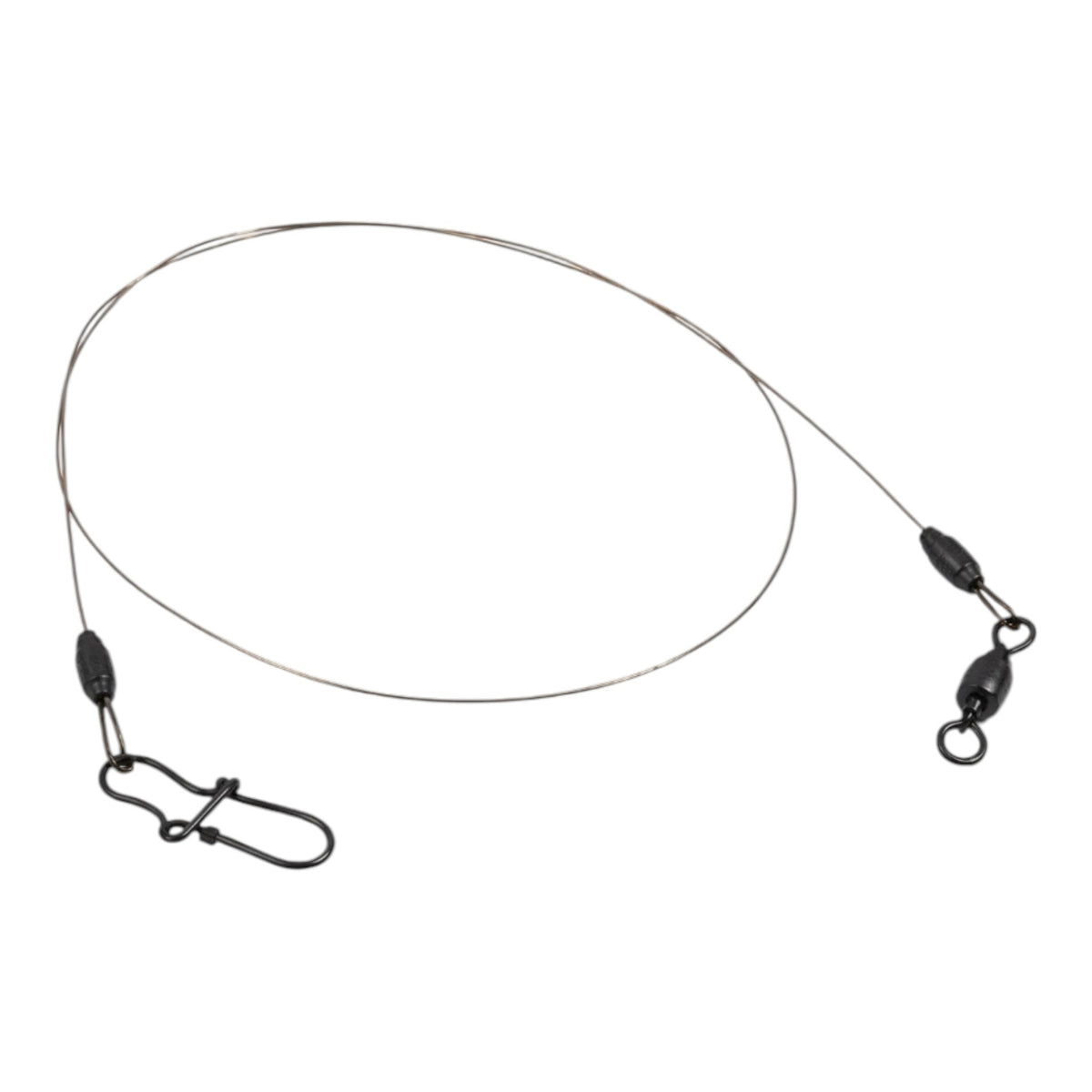 Sänger 1x7 Stahlvorfach Spin Rig mit Wirbel & Snap – Hechtvorfach 30–70cm 6–15kg