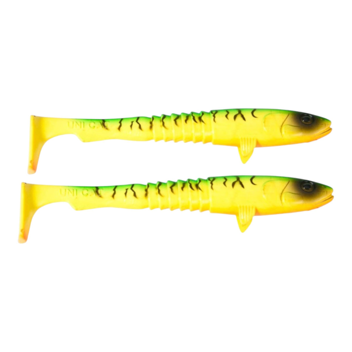 Welsköder 20cm Gummifisch 2x Uni Cat Goon Fish Shad für Waller Hecht