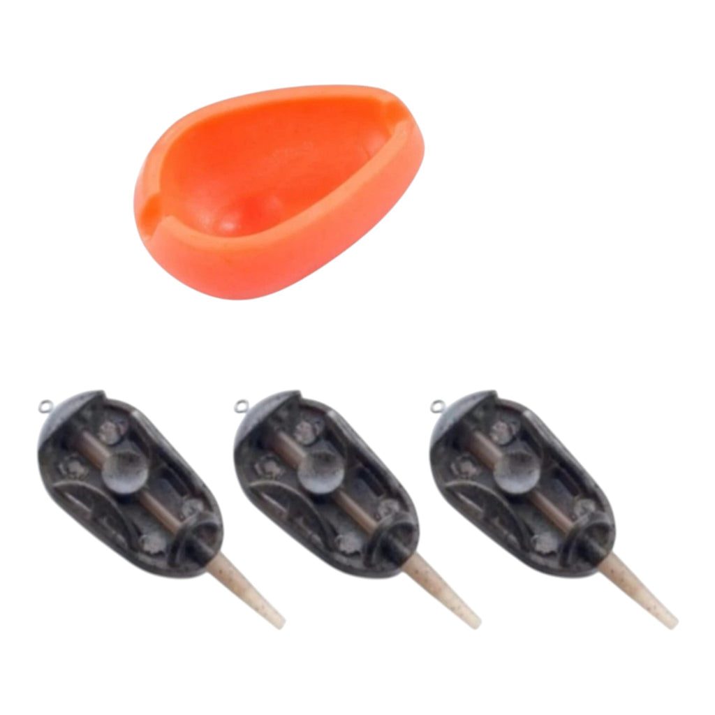 FL Method Feeder Set 3+1 | 20/30/40g | Feederkorb + Form | Karpfen/Brasse
