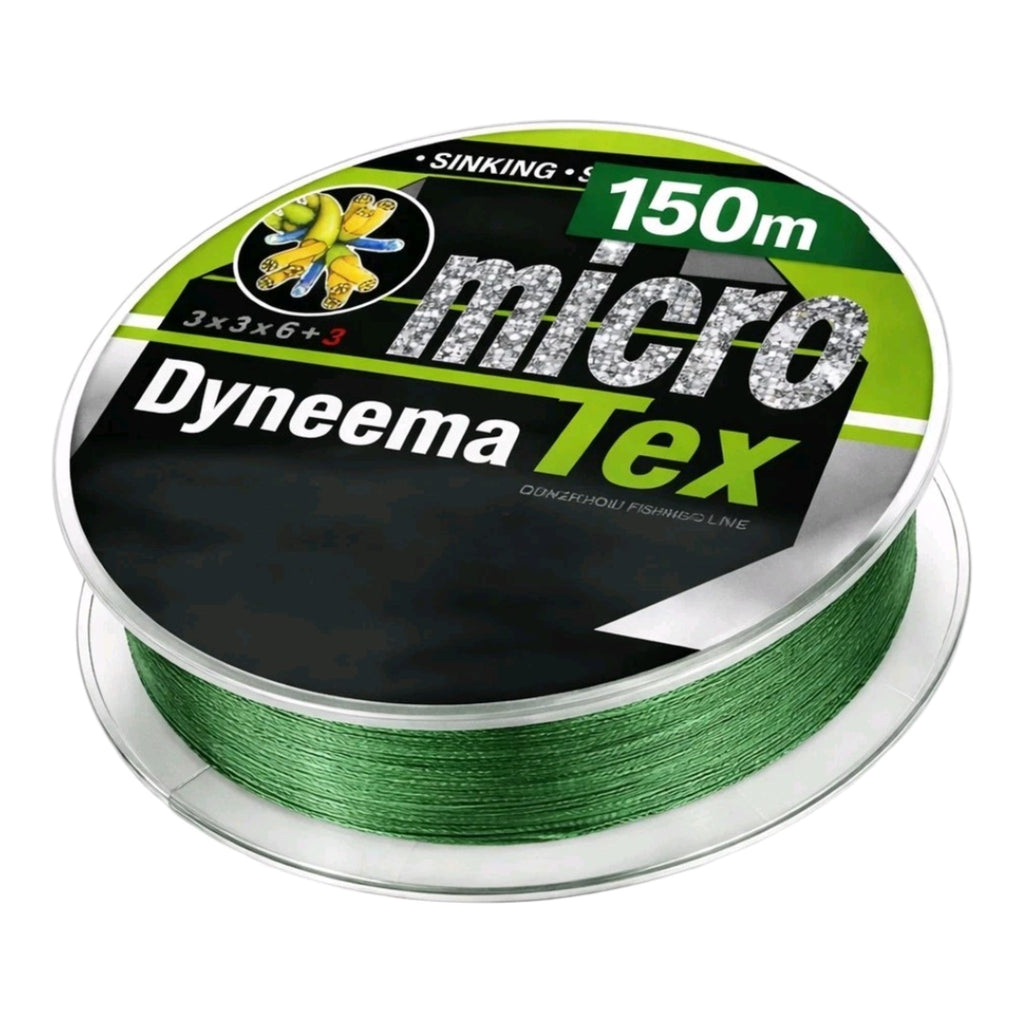 Angelschnur geflochten 150m Dyneema Micro Tex Sinking extrem stark