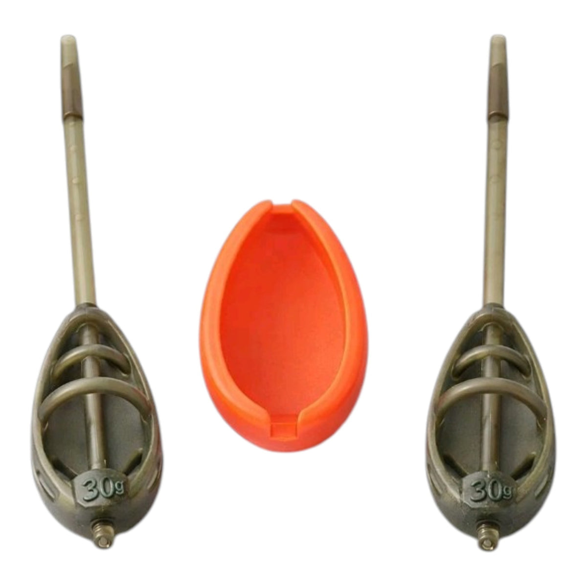 Method Feeder Set Long Cast Futterkorb + Pressform Karpfen Angeln 30-60g