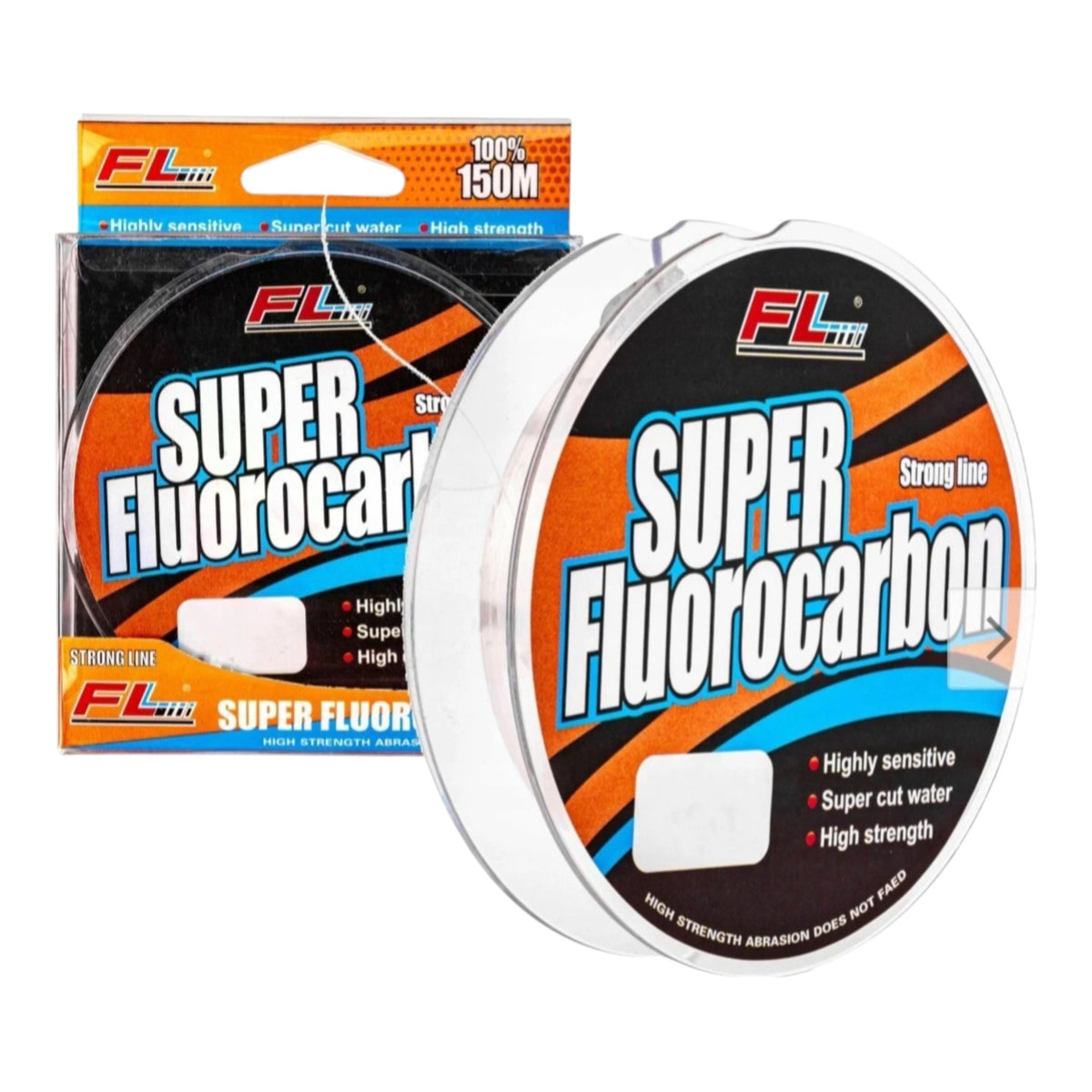 FL Fluorocarbon Angelschnur 150 m Monofile Schnur | Transparent |