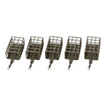 5 x Feederkorb Futterkorb mit Wirbel 50  g/ 60 g Futterkäfig Grundangeln
