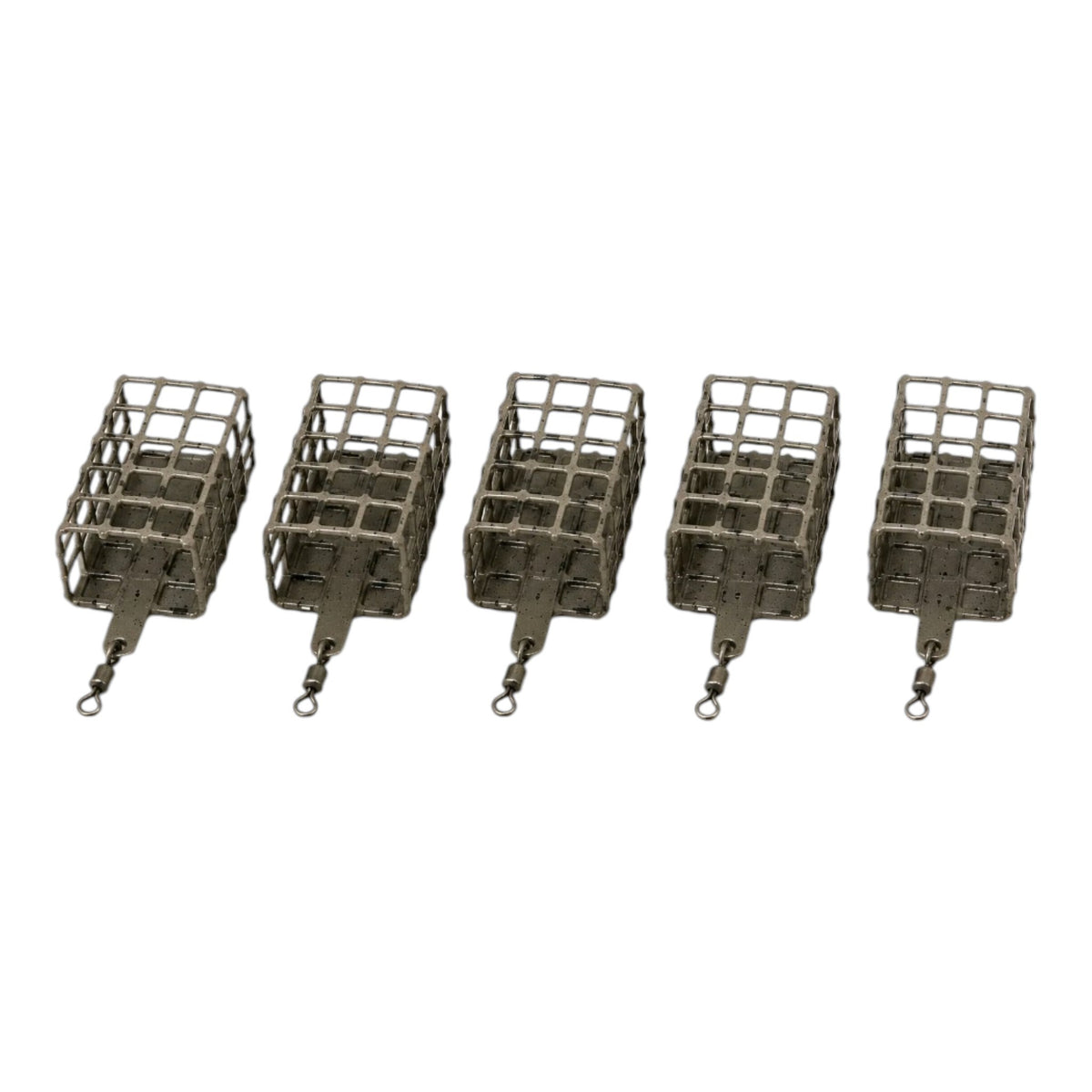 5 x Feederkorb Futterkorb mit Wirbel 50  g/ 60 g Futterkäfig Grundangeln