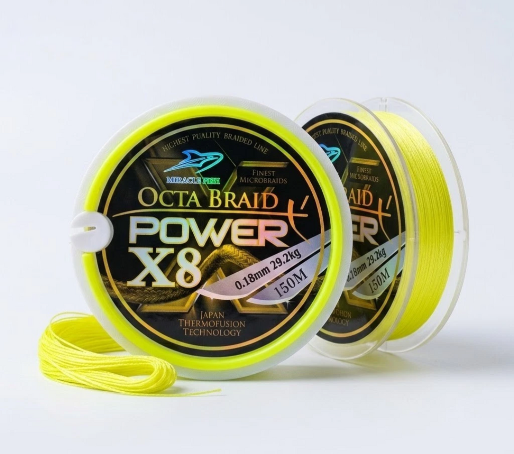 Miracle Octa Braid X8 Angelschnur 8fach geflochtene Schnur Angeln 0,06mm-0,40mm