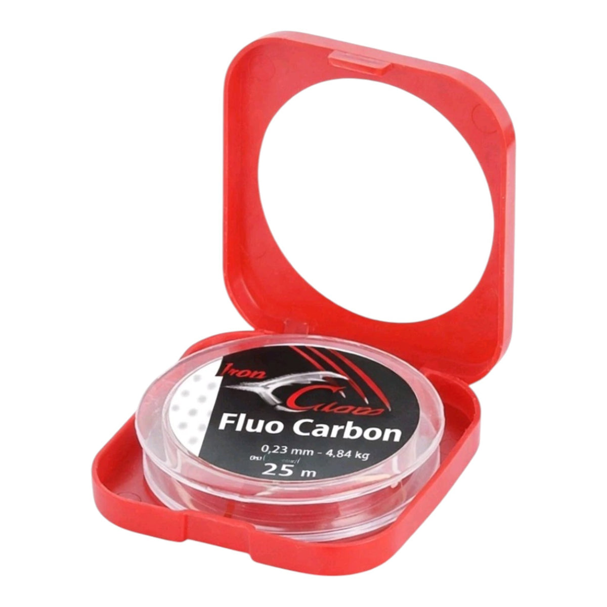 Iron Claw Fluorocarbon Vorfach 25m Angelschnur Hecht Zander Barsch Abriebfest